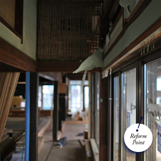 高断熱のペアガラスサッシ