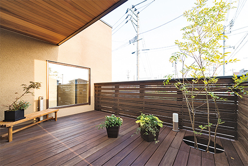 ウッドデッキ